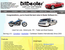 Tablet Screenshot of carbase-pro-used-car-lot-program.com
